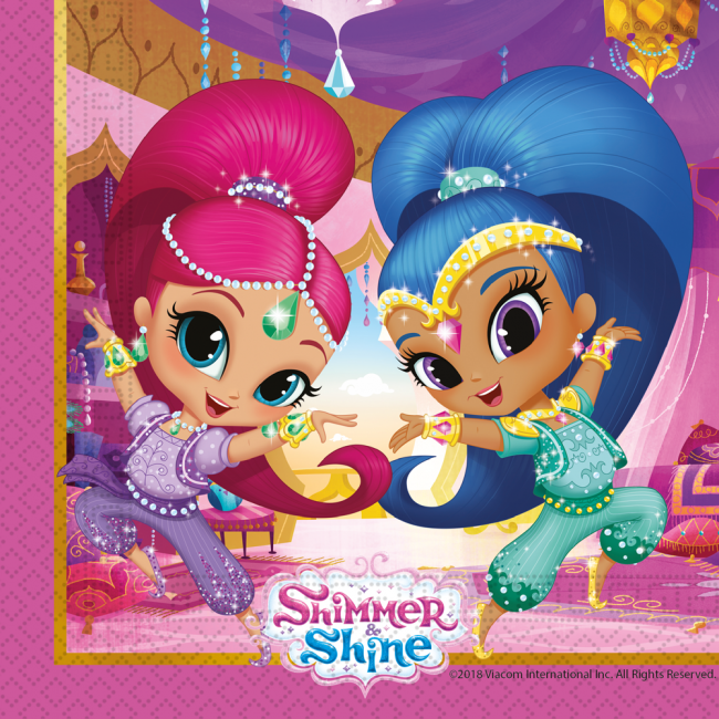 Shimmer & Shine Napkins 20/pack - Best Party Supplies Store in Nigeria