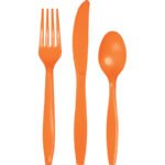 Sunkissed Orange Cutlery 24/pack
