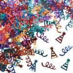 General Foil Confetti Birthday Streamer And Hats