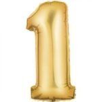16" Numbers 1 Foil Balloons