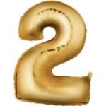 16" Numbers 2 Foil Balloons