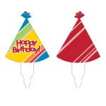 Happy Birthday Hat Cake Topper