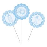 it’s a boy centerpiece sticks