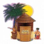 Tiki Hut Centerpiece