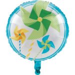 Turning 1 Boy Foil Balloon