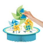 Turning 1 Boy Centerpiece
