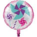 Turning 1 Girl Foil Balloon