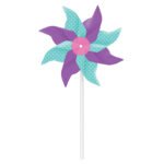 Turning 1 Girl Pinwheel