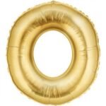 32" Foil Balloon-Number 0-Gold