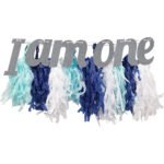 Blue Tissue Fringe I am one