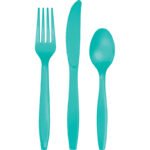 Teal Lagoon Cutlery 24/pack