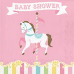 Carousel Baby Shower Napkin 16/pack