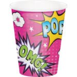 Super Hero Girl Cup 8/pack