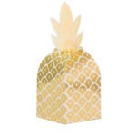 Pineapple Foil Favour Box 8/pack