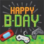 Gaming Happy Birthday Napkins 16/pack