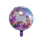 18inches Unicorn Happy Birthday Foil Balloon