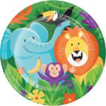 Jungle Safari Dinner Plate 8/pack