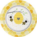 Bumble Bee Dinner Plate 8/pack