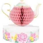 Floral Tea Party Centerpiece, Shaped Honeycomb