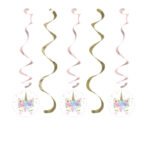 Unicorn Dizzy Dangler 5/pack