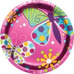 Butterfly Lunch Plate 8/pack