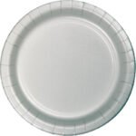 9inches Silver Round Plate 24/pack