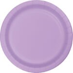 9inches Lavender Round Plate 24/pack