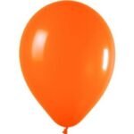 5 Inches Orange Latex Balloon