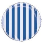 18 Royal Blue Stripe Balloon
