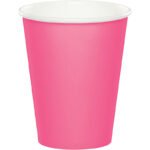 9oz Candy Pink Cups 24/pack