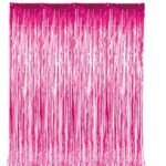 Pink Fringe Curtain