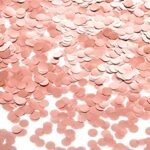 Metallic Light Pink Confetti