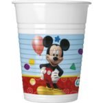 Mickey Mouse Plastic Cups 8/pack