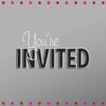 Pop Foil Invitation 8/pack