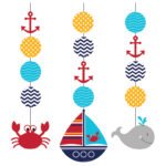 Ahoy Printed Hanging Cutout