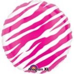 18 Pink Zebra Stripes Print