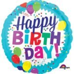 18inches Happy Birthday Foil Blue