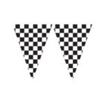 Black & White Check Flag Giant Banner