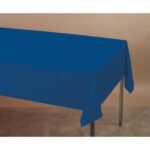 Blue Plastic Table Cover