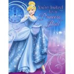 CINDERELLA SPARKLE INVITATIONS