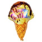 HBD Ice Cream Cone Foil Balloon 27inches