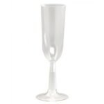 Clear Plastic Champagne Flutes 7OZ