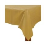 Gold Plastic Table Cover