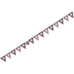 Happy Birthday Pink Zebra Banner