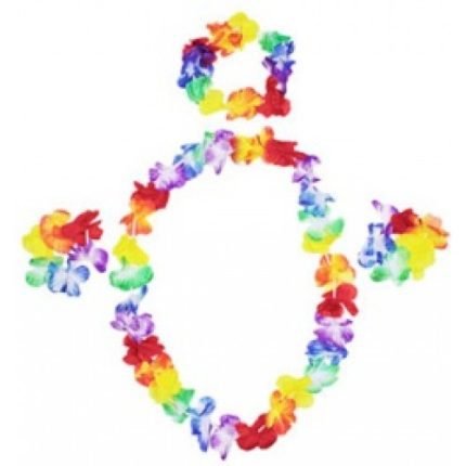 Hawaiian Lei Headband and Wristband