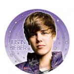 Justin Bieber Dessert Plate