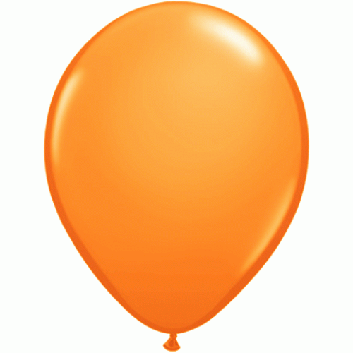Orange Latex Balloon 100/pack