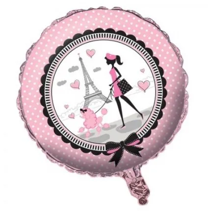 Party in Paris Foil Balloon