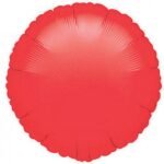 Red Round Foil Balloon