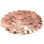Metallic Rose Gold Confetti